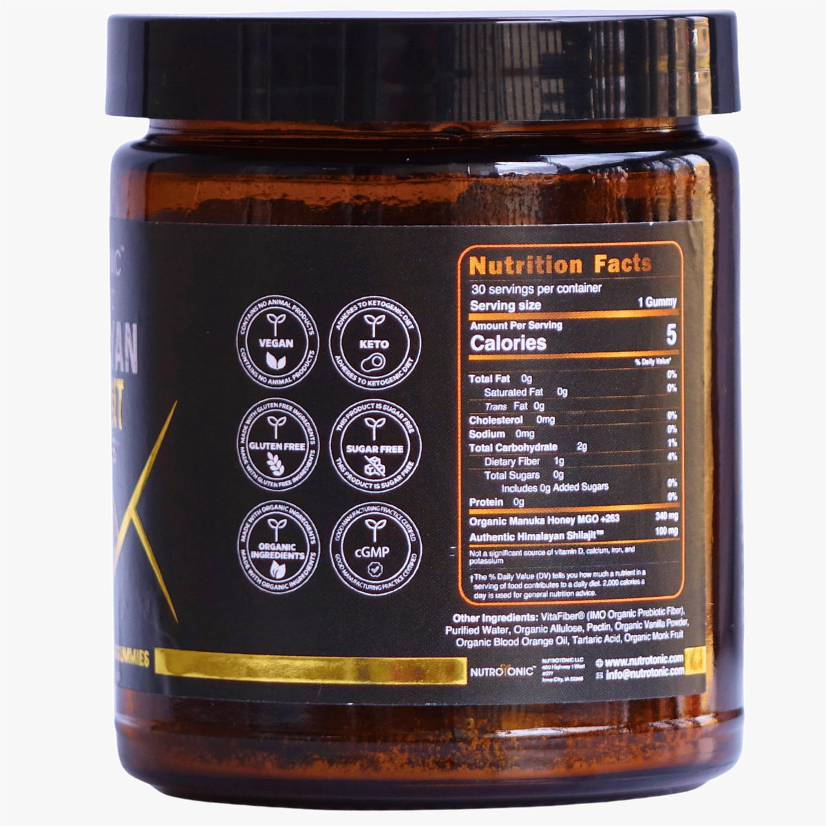 NutroTonic Himalayan Shilajit Gummies – Manuka Honey | 30 Gummies - Calm Era