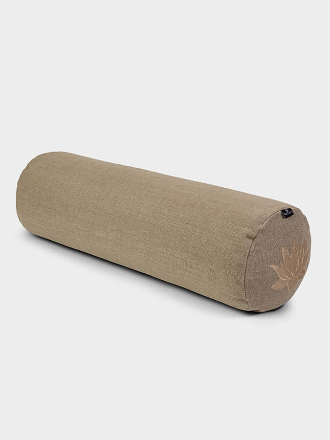 Yoga Studio Organic Buckwheat Hemp Lotus Meditation Bolster