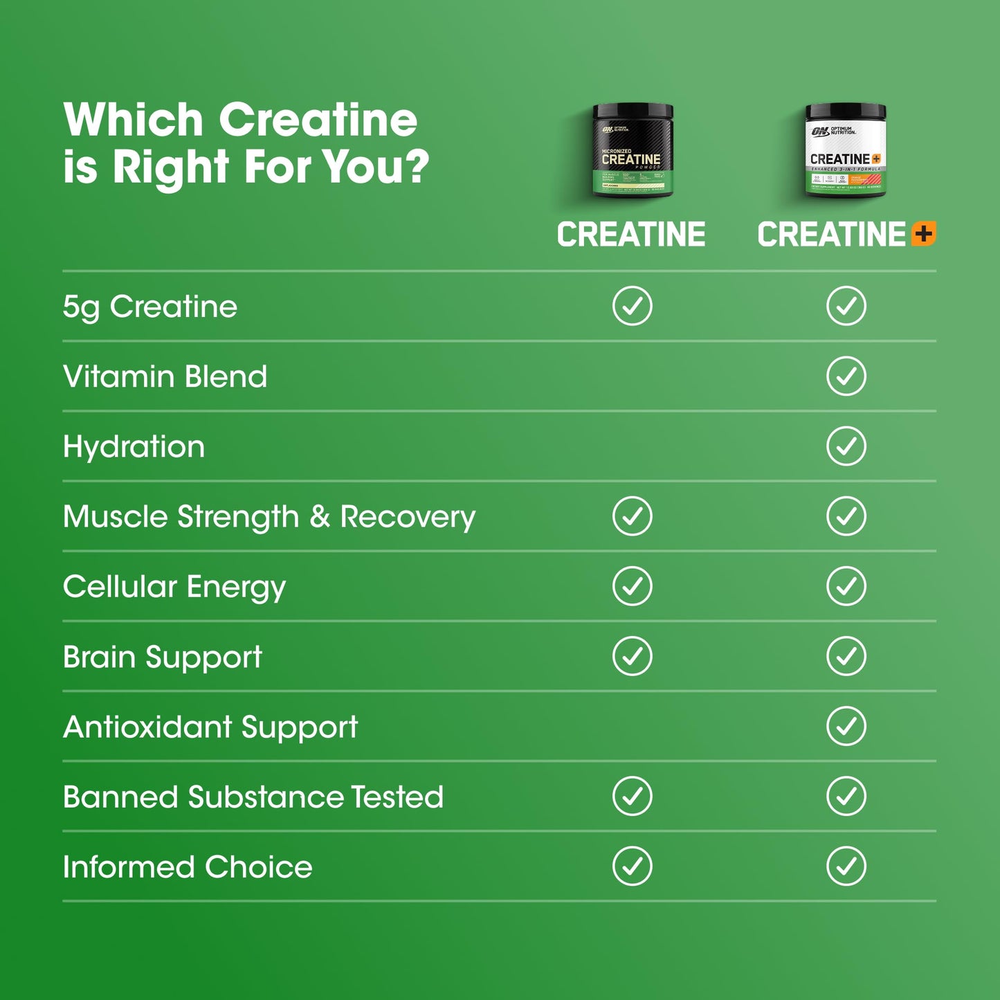 Optimum Nutrition Creatine 2500 Caps