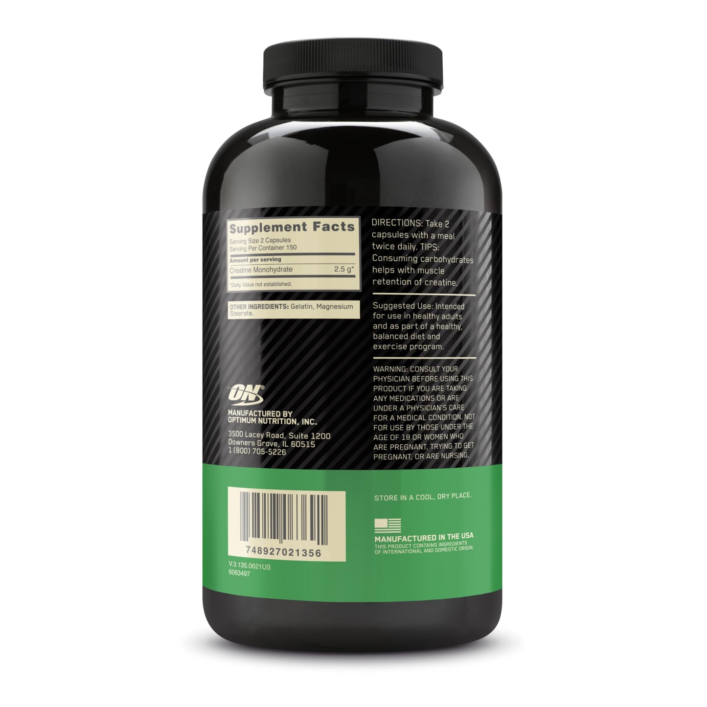 Optimum Nutrition Creatine 2500 Caps