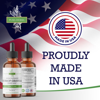 Organic Soursop Extract Graviola Drops — Tincture, 2fl oz - Calm Era