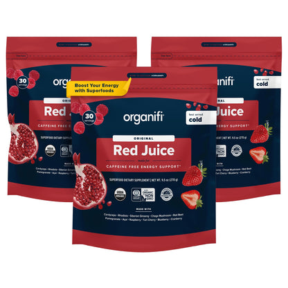 Organifi Red Juice – Energy & Focus Superfood Powder 90 Servings