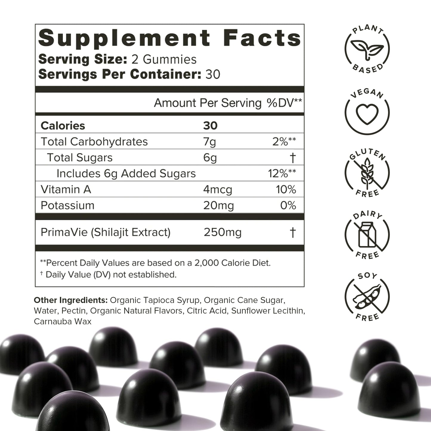 Organifi Shilajit Gummies – Himalayan PrimaVie Shilajit | 60 Count