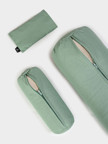 Yoga Studio Organic Meditation Bolster & Eye Pillow Set