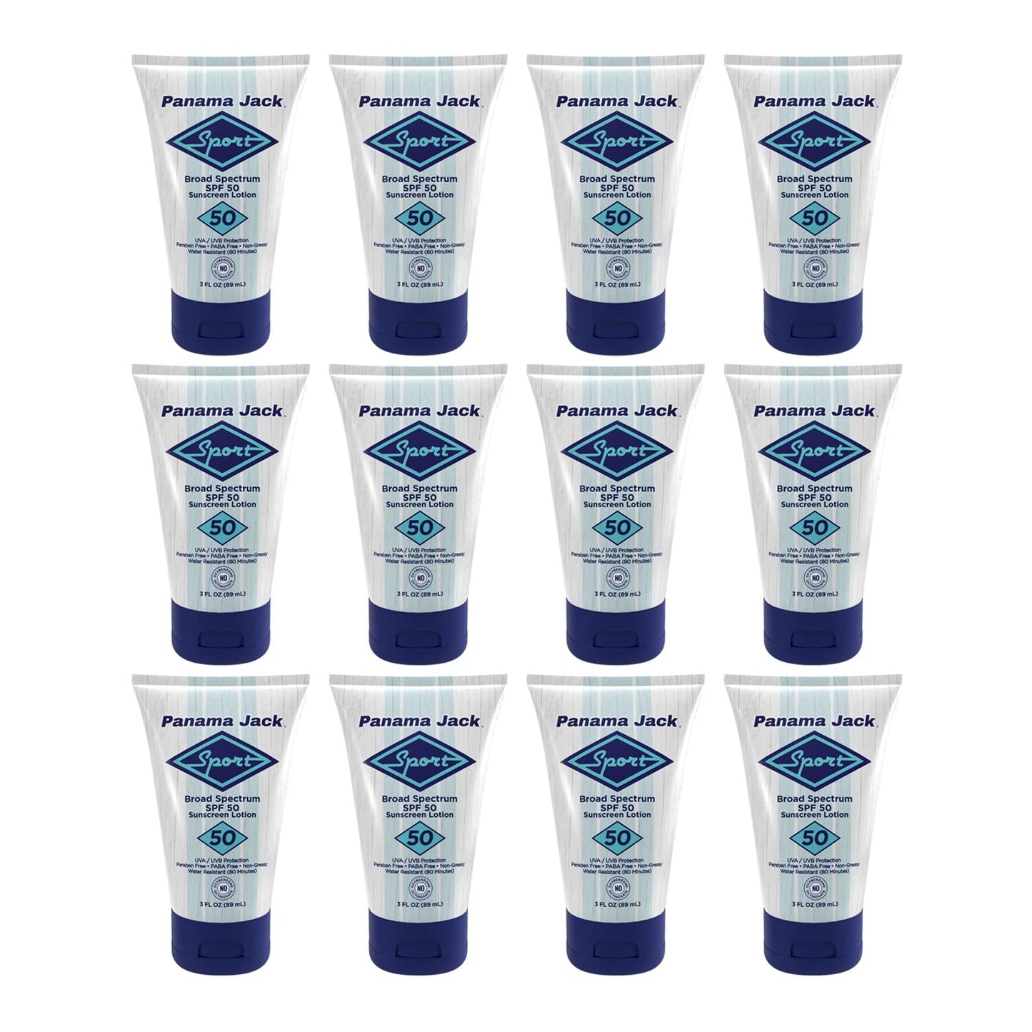 Panama Jack Sport Sunscreen Lotion SPF 50 — Pack of 2 x 3oz