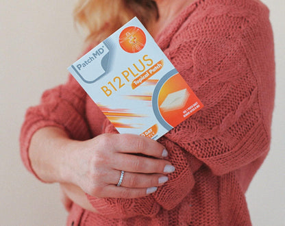 PatchMD B12 Energy Plus Patches – Vitamin B12 Transdermal | 30 Day Supply