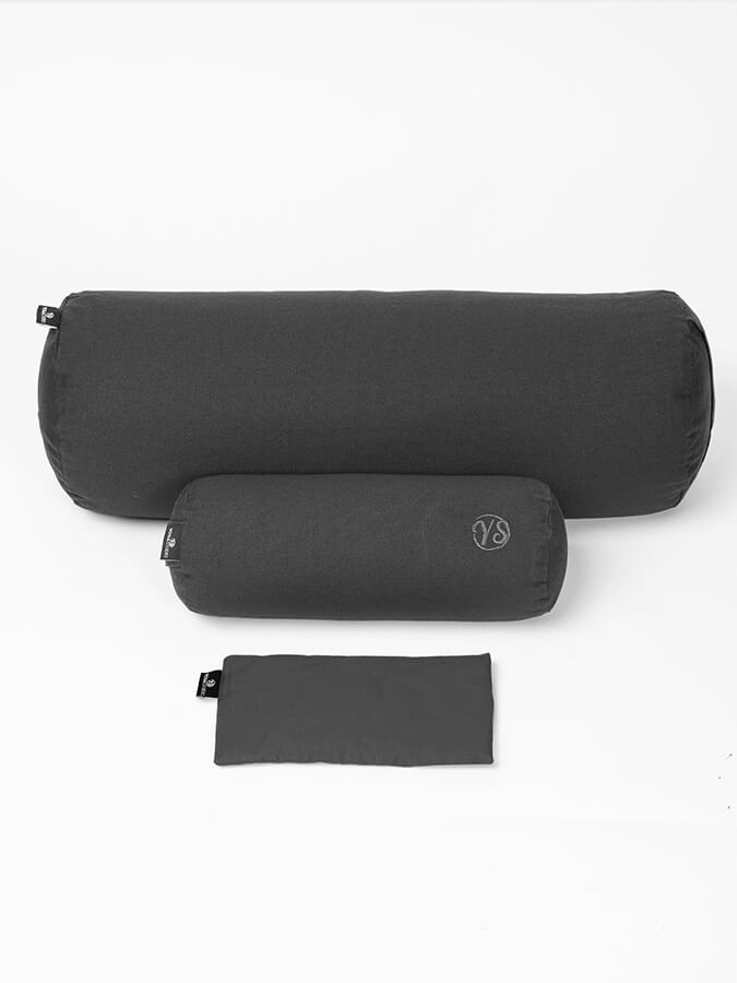 Yoga Studio Organic Meditation Bolster & Eye Pillow Set