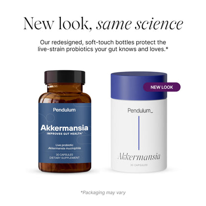 Pendulum Akkermansia Probiotic with Prebiotic Fibre – 30 Capsules