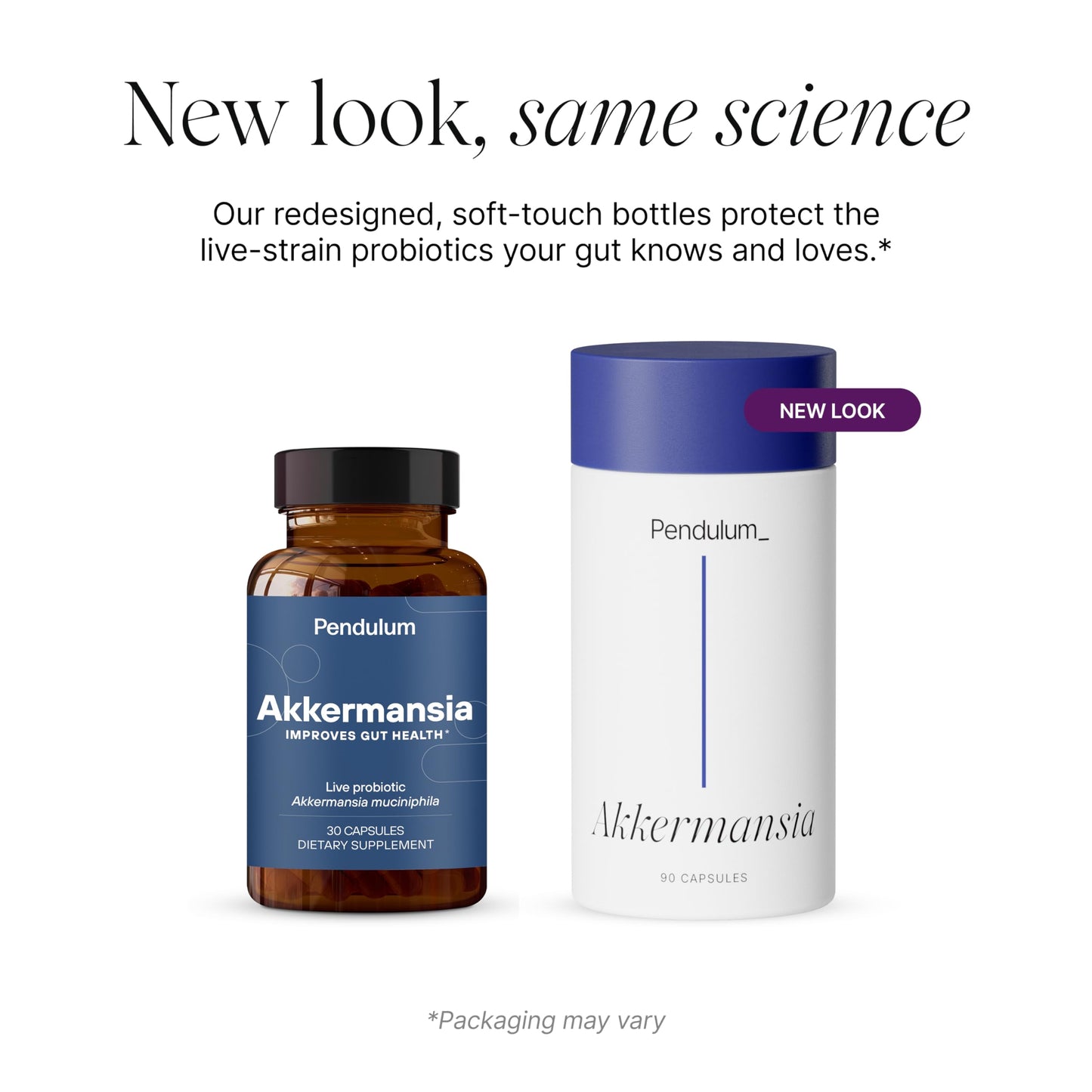 Pendulum Akkermansia Probiotic with Prebiotic Fiber 90 Capsules
