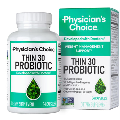 Physician's CHOICE Probiotics – Weight Management & Bloating, 6 Strains, 84 CT