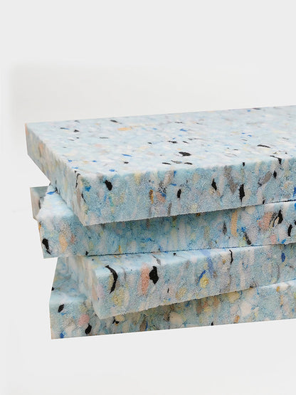 Recycled Chip Foam Half Yoga Blocks — 4 Pack