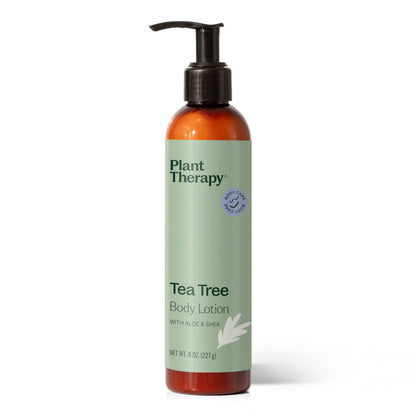 Plant Therapy Tea Tree Body Lotion with Aloe & Shea — 8oz