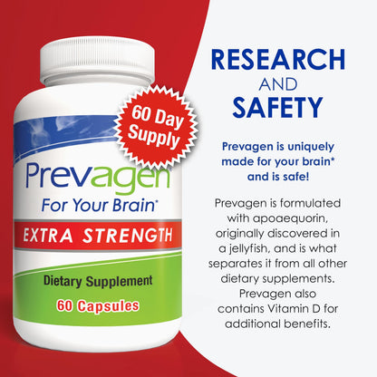 Prevagen Extra Strength 60 Capsules – 2 Month Supply