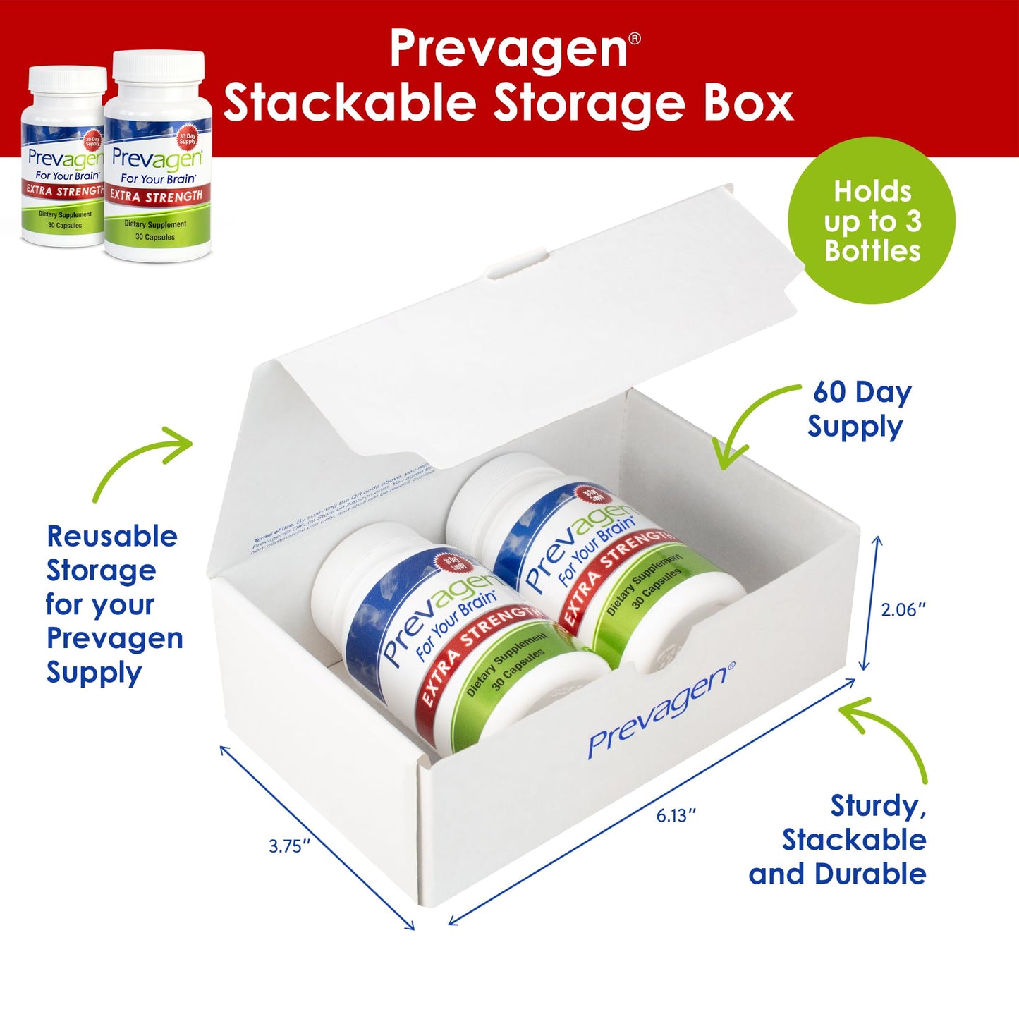 Prevagen Extra Strength 20mg Apoaequorin + Vitamin D3 | 2-Pack 30ct