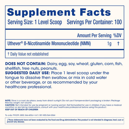 ProHealth NMN Pro Powder 100g – Uthever NMN NAD+ Support