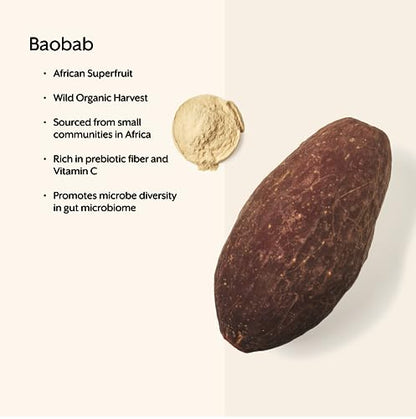 ProMix Nutrition Debloat Prebiotics & Probiotics with Baobab – Vitamin C Rich, Bloating Relief, Immune Support – Orange – 30 Servings (Pack of 30) - Calm Era