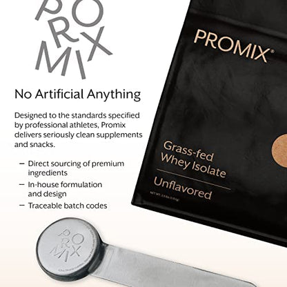 ProMix Whey Protein Isolate Powder – Unflavored, Grass-Fed | 2 x 2.5lb