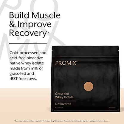 ProMix Whey Protein Isolate Powder – Unflavored, Grass-Fed | 2 x 2.5lb