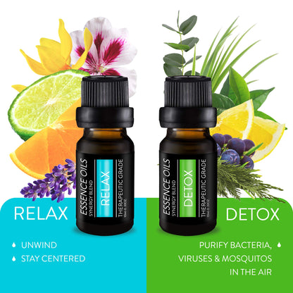Pure Daily Care Aromatherapy Top 10 Essential Oil Synergy Blend Set 10x10ml