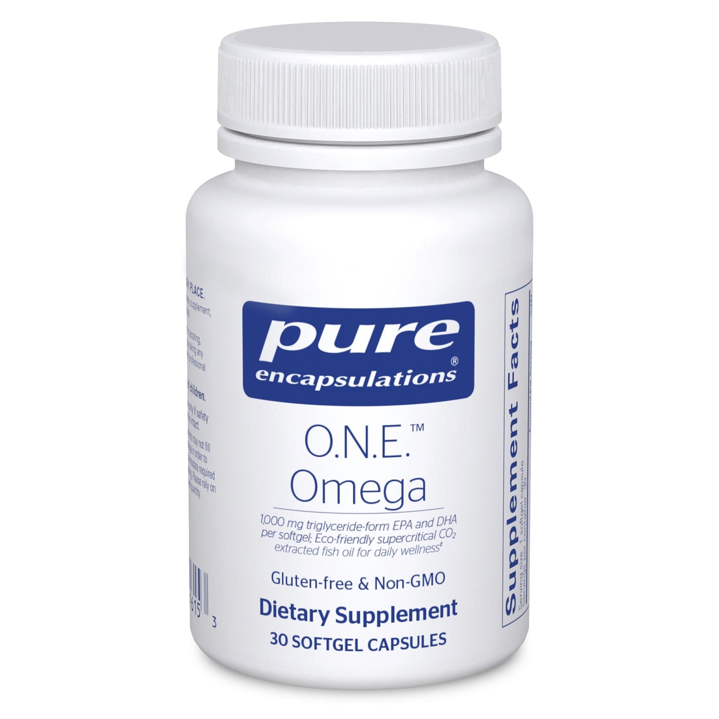 Pure Encapsulations O.N.E. Omega – EPA & DHA Fish Oil | 30 Softgels