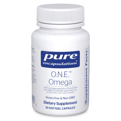 Pure Encapsulations O.N.E. Omega – EPA & DHA Fish Oil | 30 Softgels