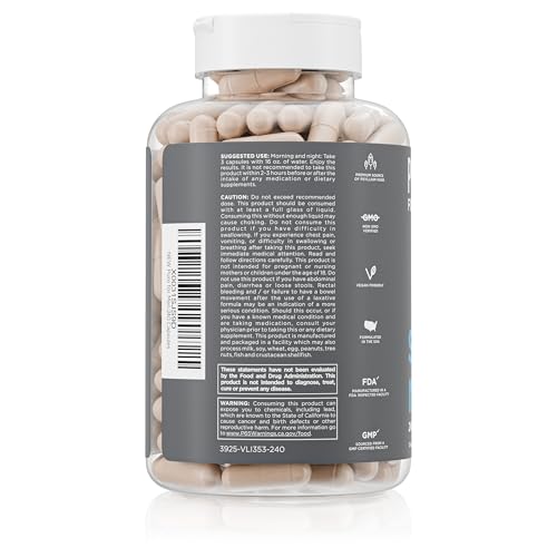 Pure for Men Stay Ready Fibre Supplement — 240 Vegan Capsules