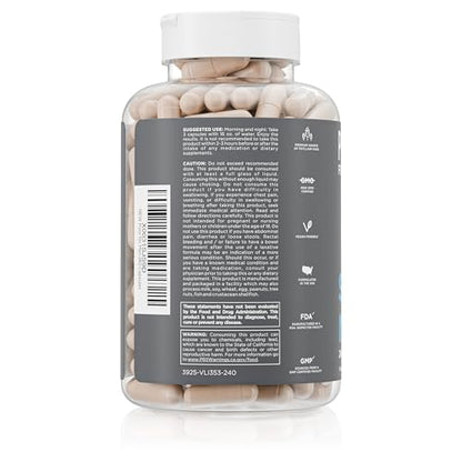 Pure for Men Stay Ready Fibre Supplement — 240 Vegan Capsules