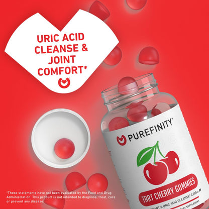PUREFINITY Tart Cherry Gummies — Uric Acid & Joint Support, 60 Count