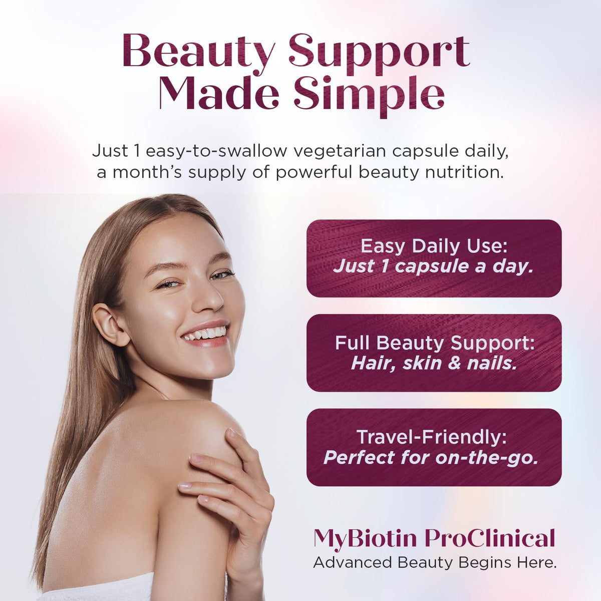 Purity Products MyBiotin ProClinical – 40x Soluble Biotin | 30 Capsules - Calm Era