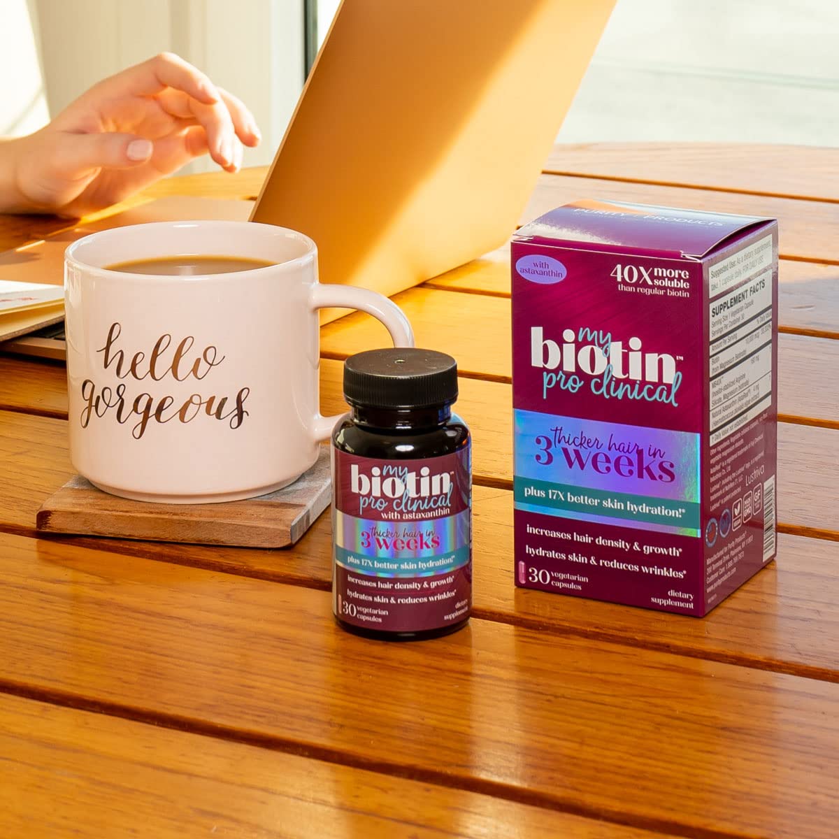 Purity Products MyBiotin ProClinical – 40x Soluble Biotin | 30 Capsules - Calm Era