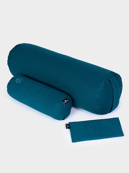 Yoga Studio Organic Meditation Bolster & Eye Pillow Set