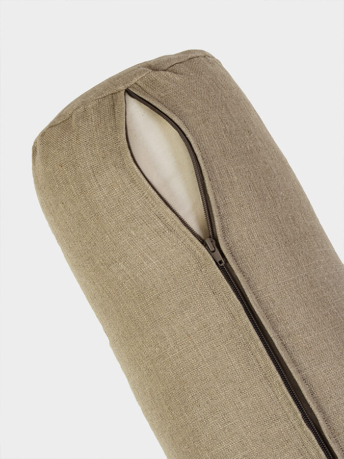 Yoga Studio Organic Buckwheat Hemp Lotus Meditation Bolster