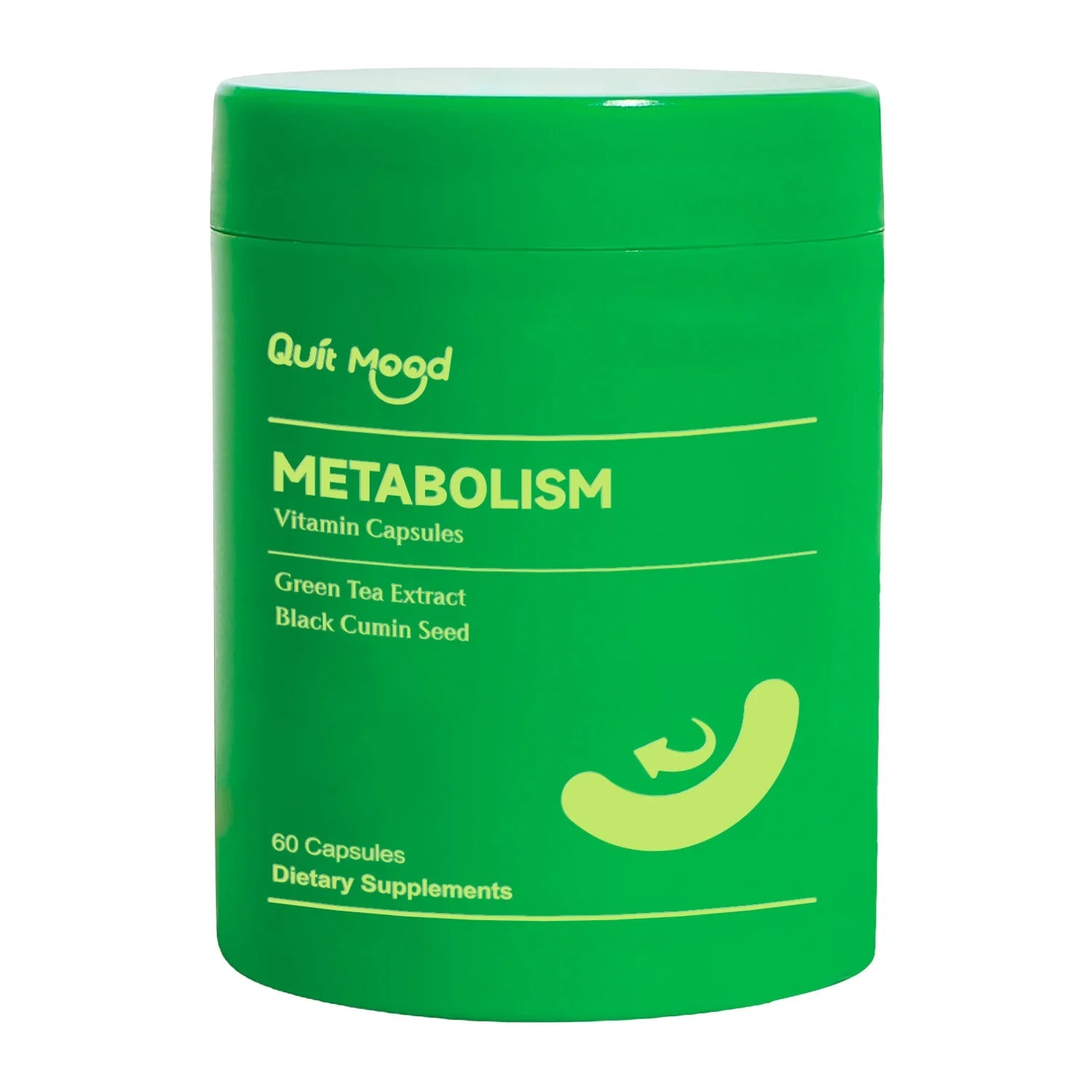 QUITMOOD-METABOLISM Vitamin Capsules with Green Tea Extract - 60 Capsules - Calm Era