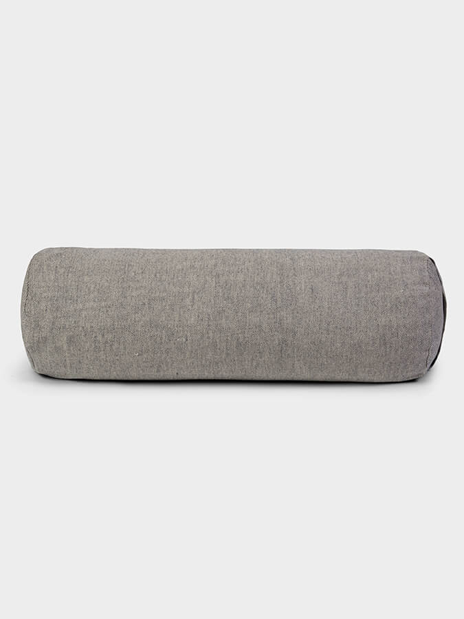 Yoga Studio Organic Buckwheat Two Toned Meditation Bolster