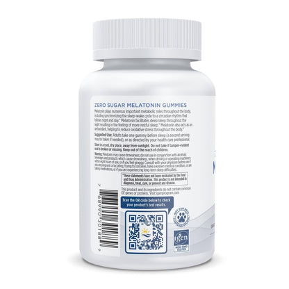 Nordic Naturals Zero Sugar Melatonin Gummies 1.5mg — Raspberry, 60 Count