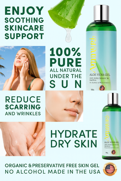 Ammuri Organic Aloe Vera Gel — Skin Relief & Hydration