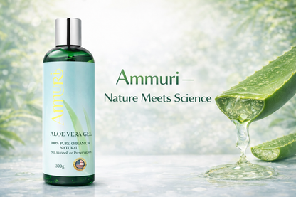 Ammuri Organic Aloe Vera Gel — Skin Relief & Hydration