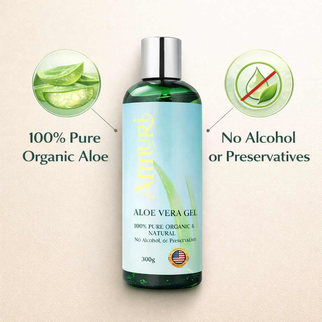 Ammuri Organic Aloe Vera Gel — Skin Relief & Hydration