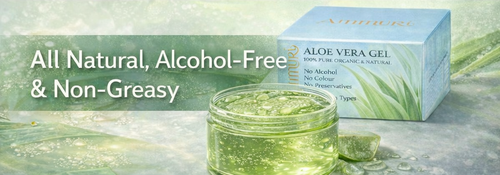 Ammuri Organic Aloe Vera Gel 300g — Face, Body & Hair