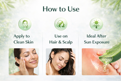 Ammuri Organic Aloe Vera Gel — Skin Relief & Hydration