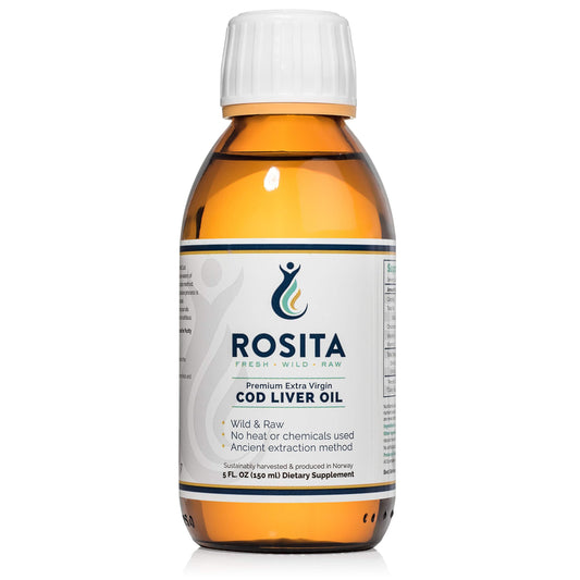 Rosita Extra Virgin Cod Liver Oil – Pure Unprocessed Nordic Oil