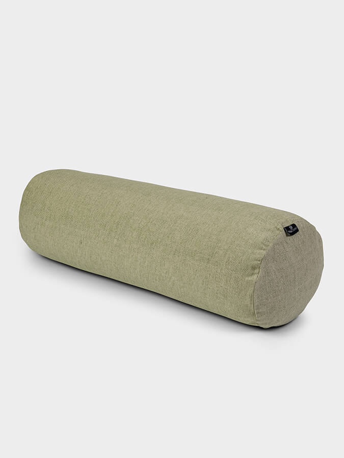 Yoga Studio Organic Buckwheat Two Toned Meditation Bolster