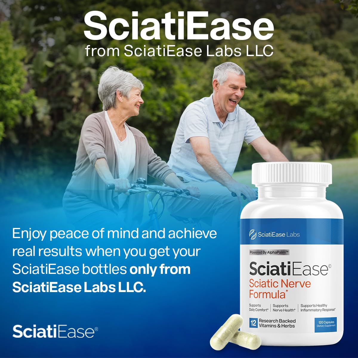SciatiEase Nerve Comfort Supplement – 6 Bottle Bundle