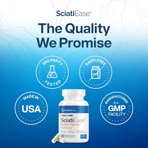 SciatiEase Nerve Comfort Supplement – 120 Capsules