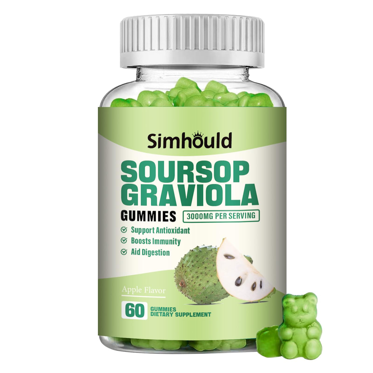 Simhould Soursop Graviola Gummies — Tropical Flavour - Calm Era