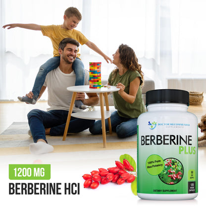 Berberine Plus 1200mg | 120 Veggie Capsules | Doctor Recommended Supplements