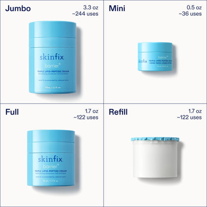 Skinfix Triple Lipid-Peptide Cream Mini — 0.5oz