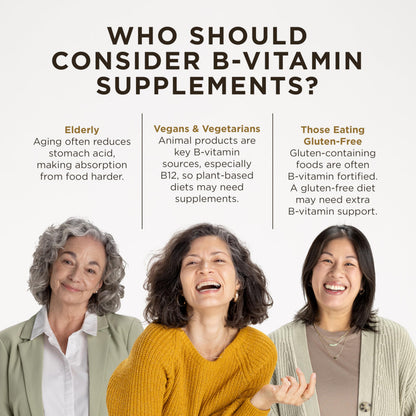 Solgar B-Complex 100 – Energy & Nervous System Support | 250 Veg Capsules