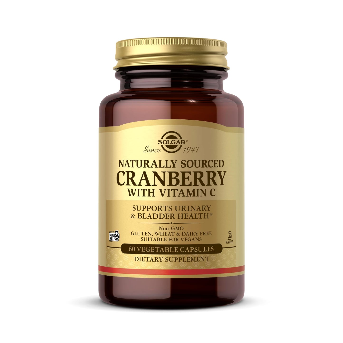 Solgar Cranberry with Vitamin C — Urinary Health, 60 Capsules