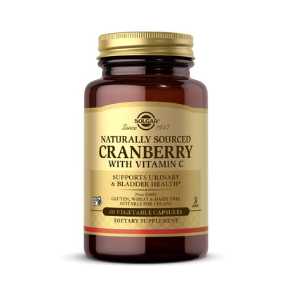 Solgar Cranberry with Vitamin C — Urinary Health, 60 Capsules